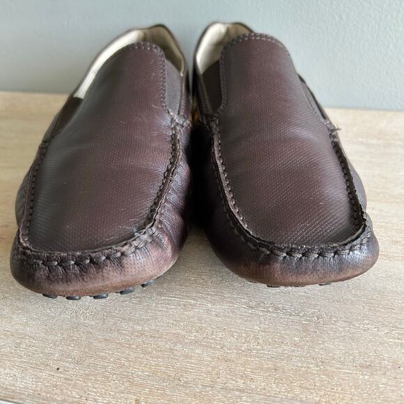 Tod’s Men’s Leather Driving Loafers, Moccasin Style Size 8, Made in Italy, Brown main image 5